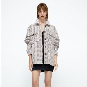 Zara Tweed Overshirt